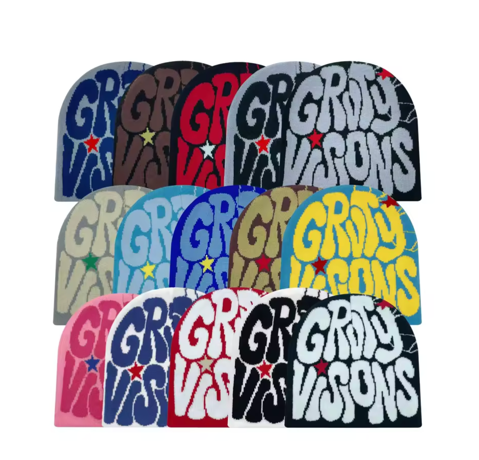 Groovy Visions Y2K Beanie