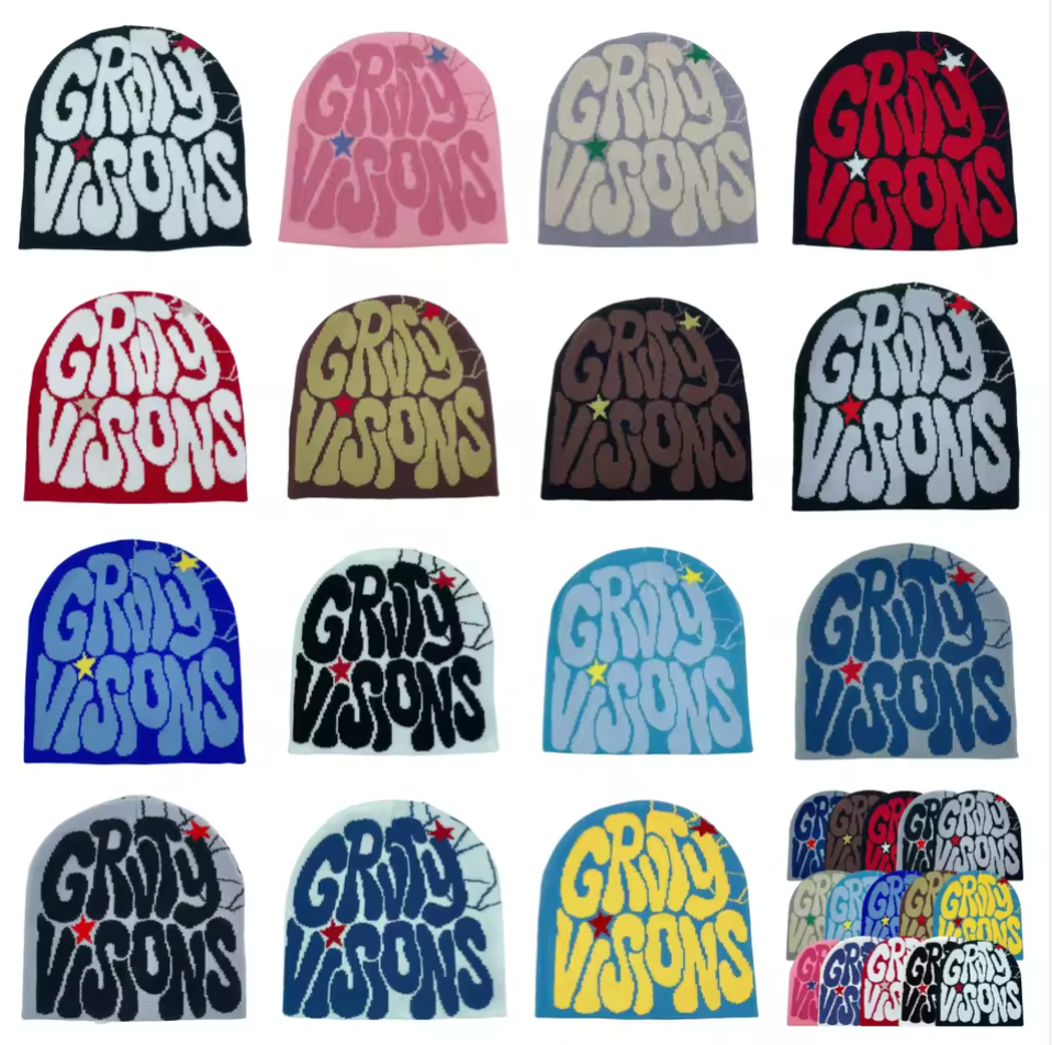 Groovy Visions Y2K Beanie