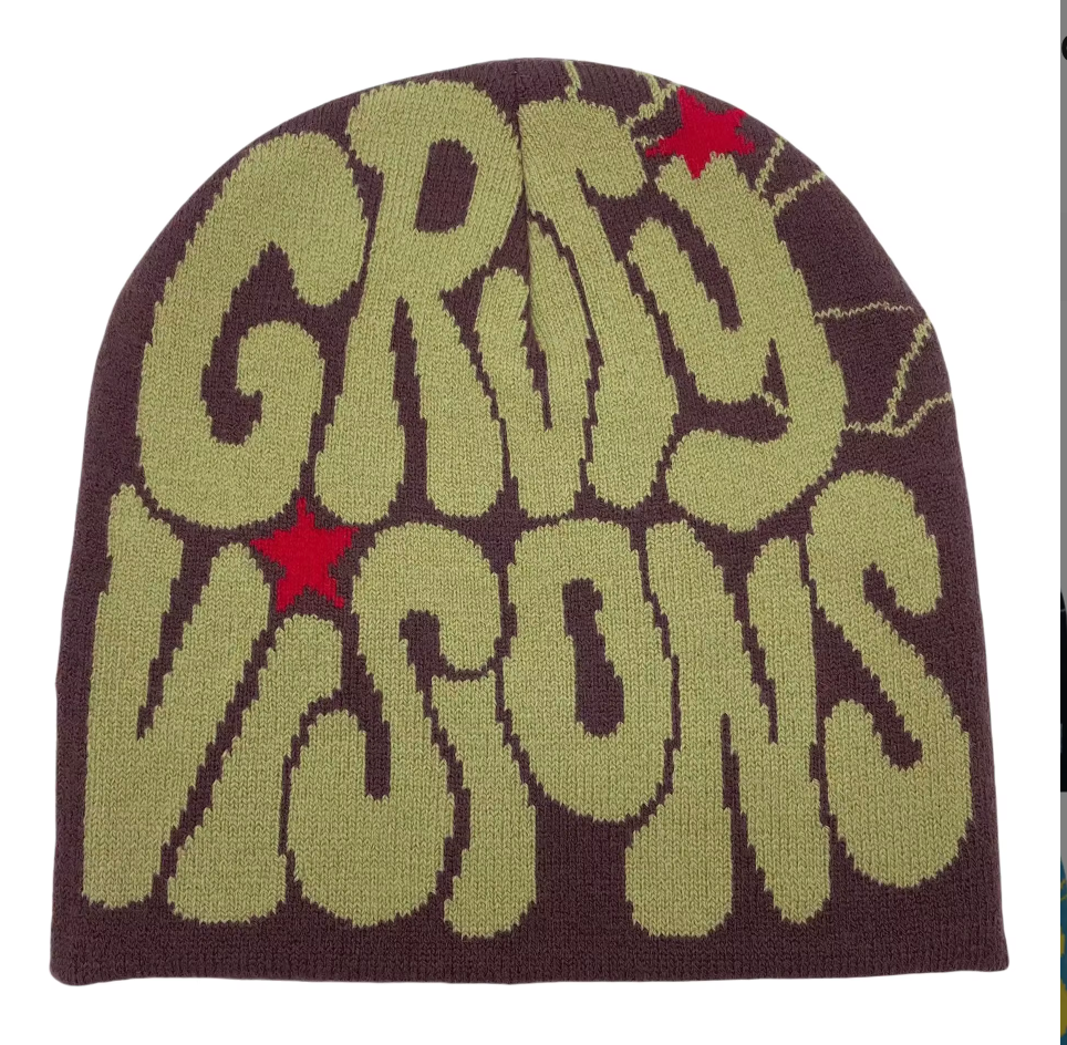 Groovy Visions Y2K Beanie