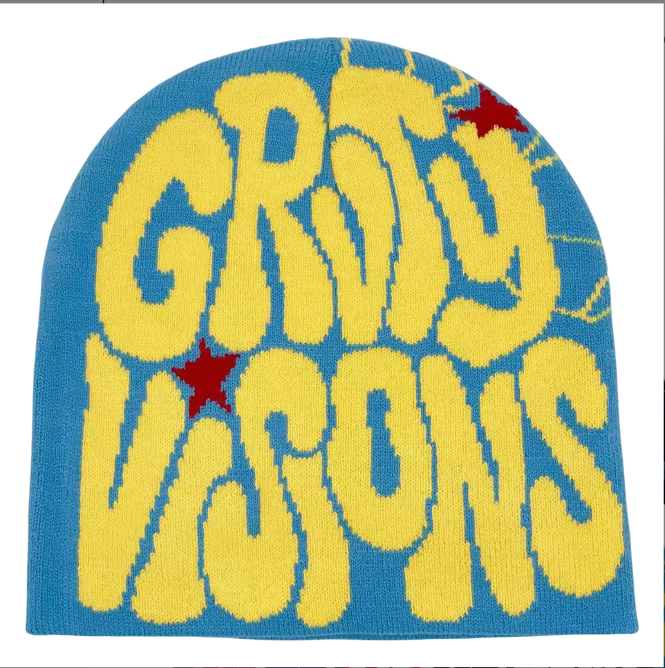Groovy Visions Y2K Beanie