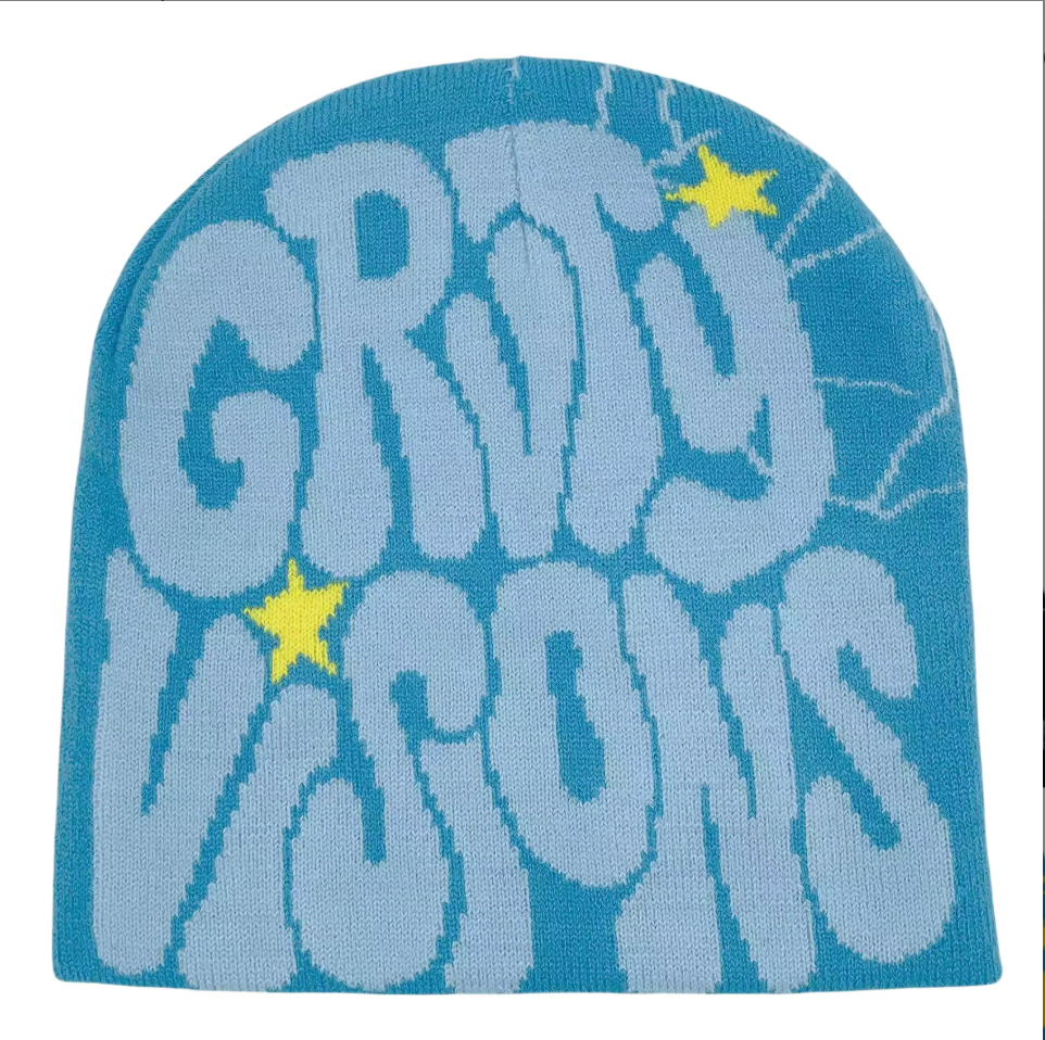 Groovy Visions Y2K Beanie