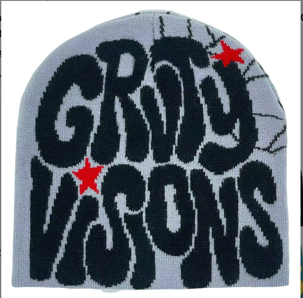Groovy Visions Y2K Beanie